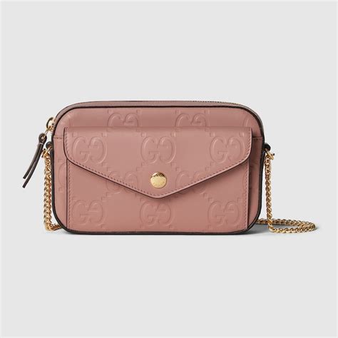 gucci soho dusty pink|GG super mini shoulder bag in rose beige leather .